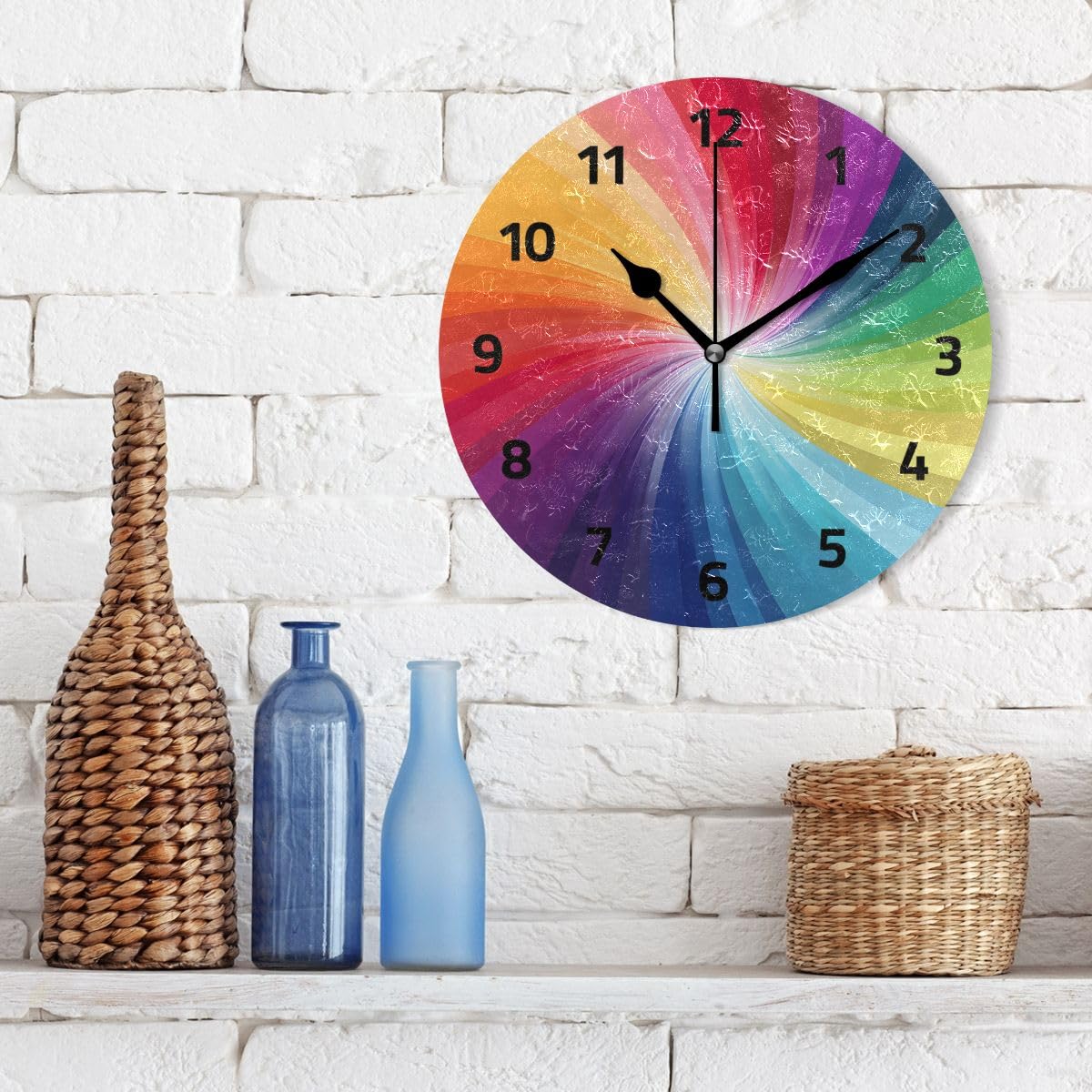 Amazon.com: Bolaz Wall Clocks Decorative Bedroom Silent Kitchen